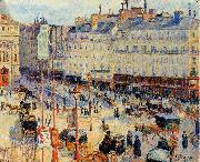 Camille Pissarro Place du Havre, Paris oil painting artist